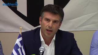 ΠΑΡΟΥΣΙΑΣΗ ΓΙΑΝΝΗ ΧΡΙΣΤΟΠΟΥΛΟΥ: “Να γίνει η Μαύρη Θύελλα το κέντρο της πόλης”
