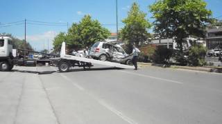 Σοβαρό τροχαίο στη Νέα Είσοδο Καλαμάτας