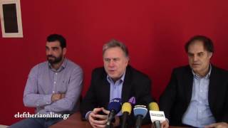 Συνέντευξη Τύπου Κατρούγκαλου στην Καλαμάτα