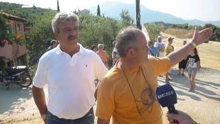 Διαμαρτυρία στα Μιχαλέικα για τον περιφερεικό της Καλαμάτας