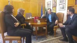 Ο Νίκος Παππάς στην Ελένη Αλειφέρη για τη Διαστημική Πύλη
