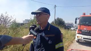 Ο διοικητής Πυροσβεστικών Υπηρεσιών Μεσσηνίας Κ. Γεωργακόπουλος για την πυρκαγιά στη Νέα Είσοδο