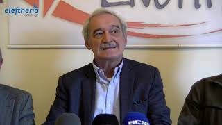 Ο ευρωβουλευτής Νίκος Χουντής στην Καλαμάτα