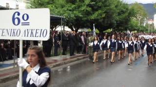 Μαθητική παρέλαση για την 28η Οκτωβρίου στην Καλαμάτα (2)
