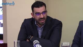 Ερωτήσεις δημοσιογράφων για την επίθεση στον Κωνσταντινέα