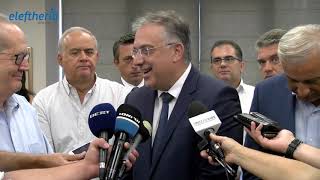 Ο υπουργός Εσωτερικών με τον νέο περιφερειάρχη Πελοποννήσου και τους νέους δημάρχους της Μεσσηνίας