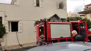 Φωτιά σε σπίτι στο κέντρο της Καλαμάτας