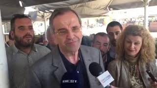 Δηλώσεις Αντώνη Σαμαρά στην Καλαμάτα για τις εκλογές