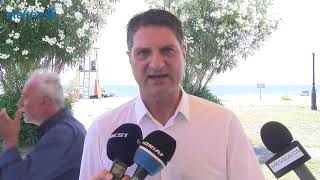 Αναρτήθηκε Γαλάζια Σημαία στην παραλία Μπούκας