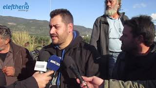 Καλαμάτα: Εκλεισαν τον αυτοκινητόδρομο οι αγρότες στον κόμβο της Θουρίας