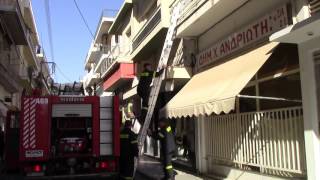 Καπνοί σε ακατοίκητο διώροφο στην Καλαμάτα