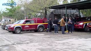 Στις θέσεις τους στα χωριά τα πυροσβεστικά του Δήμου Καλαμάτας