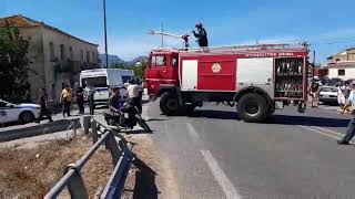 Μεσσηνία: Μεγάλη κινητοποίηση για τη φωτιά στην Ασπροπουλιά