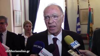 Επίσκεψη Λεβέντη στο δημαρχείο Καλαμάτας