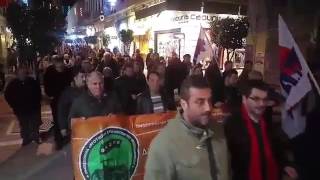 Πορεία του ΠΑΜΕ στην Καλαμάτα