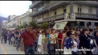 Πορεία Αγανακτισμένων στην Καλαμάτα