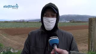 Ολονύχτια μάχη πατατοπαραγωγών με τον παγετό