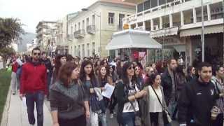 Πορεία σπουδαστών Λογοθεραπείας στην Καλαμάτα