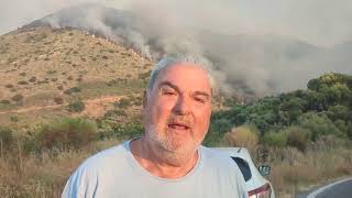 Ο δήμαρχος Τριφυλίας Γιώργος Λεβεντάκης για το πύρινο μέτωπο στα χωριά του Αετού