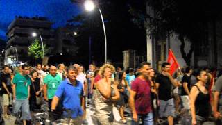 Μεγάλη πορεία αλληλεγγύης για την Παλαιστίνη στην Καλαμάτα
