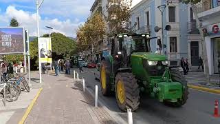 Τα τρακτέρ μπήκαν στο κέντρο της Καλαμάτας