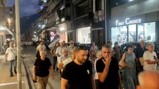 Αντιφασιστική συγκέντρωση - πορεία στη μνήμη του Παύλου Φύσσα στην Καλαμάτα