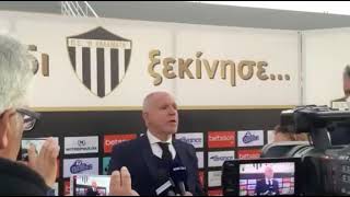 Καλαμάτα - Παναθηναϊκός Β' 1-2: Οι δηλώσεις του Νίκου Αναστόπουλου