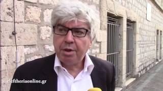 Ο Τάκης Θεοδωρόπουλος στο Πανεπιστήμιο Πελοποννήσου