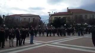 Συγκέντρωση αγροτών στην πλατεία Γαργαλιάνων