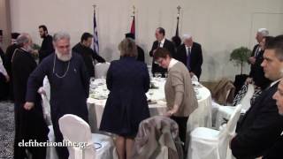 Επίσημο δείπνο του Δήμου Καλαμάτας για τον Αρχιεπίσκοπο Αλβανίας Αναστάσιο