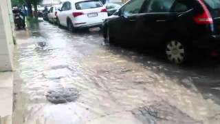 Ποτάμια σε δρόμους της Καλαμάτας