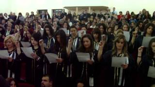 Ορκωμοσία Πανεπιστήμιο Πελοποννήσου - Καλαμάτα 12/2013