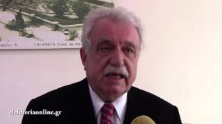 Ο Σταύρος Μπένος στο Πανεπιστήμιο Πελοποννήσου