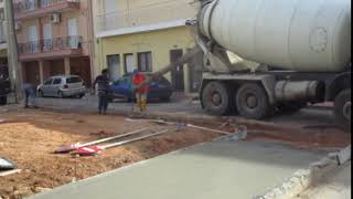 Καλαμάτα: Έργα σε πεζοδρόμια στην οδό Γεωργούλη