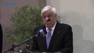 Παυλόπουλος - Νίκας στο επίσημο γεύμα του Δήμου Καλαμάτας για της Υπαπαντής