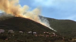 Κυπαρισσία: Πυρκαγιά στους Μπλεμενιάνους
