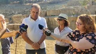 Ο δήμαρχος Καλαμάτας Θανάσης Βασιλόπουλος για τις ανασκαφές στην Αρχαία Θουρία