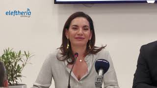 Η υπουργός Τουρισμού Ολγα Κεφαλογιάννη στην Καλαμάτα