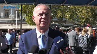 Δηλώσεις μετά την παρέλαση της 28ης Οκτωβρίου στην Καλαμάτα