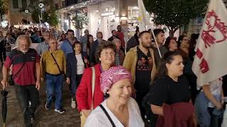 Καλαμάτα: Συγκέντρωση και πορεία αλληλεγγύης στον λαό της Παλαιστίνης