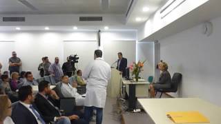 Ο αναπληρωτής υπουργός Υγείας Παύλος Πολάκης στο Νοσοκομείο Καλαμάτας