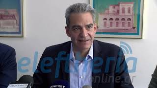 Ο υφυπουργός Παιδείας Άγγελος Συρίγος και ο γ.γ. του ΥΠΠΟΑ Γιώργος Διδασκάλου στην Καλαμάτα