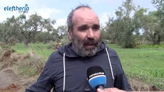 Μεσσηνία: Πολύ μεγάλες καταστροφές από ανεμοστρόβιλο σε ελαιοκαλλιέργειες