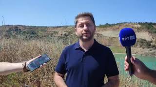 Μεσσηνία: Επίσκεψη Ανδρουλάκη στο Φιλιατρινό Φράγμα