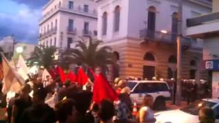 Αντιφασιστική στα γραφεία της Χρυσής Αυγής