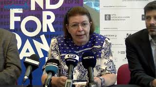 Δηλώσεις πριν την έναρξη του 28ου Διεθνούς Φεστιβάλ Χορού Καλαμάτας