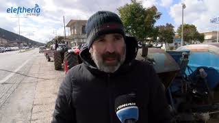 Μεσσηνία: Μπλόκο αγροτών στον κόμβο του Σουληναρίου