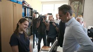 Μεσσηνία: Ο πρωθυπουργός Κυριάκος Μητσοτάκης σε αεροδρόμιο Καλαμάτας και Μεσσήνη