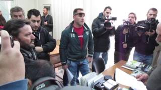 Διαμαρτυρία αγροτών στη Διεύθυνση Δασών Μεσσηνίας