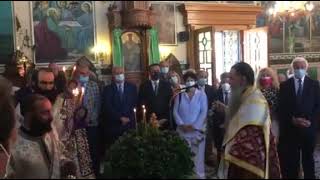 Λειτουργία στην Κυπαρισσία για την Ύψωση του Τιμίου Σταυρού